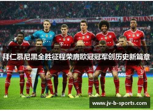 拜仁慕尼黑全胜征程荣膺欧冠冠军创历史新篇章